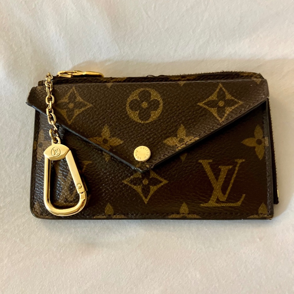 Authentic Louis Vuitton Monogram Card Holder Recto Verso